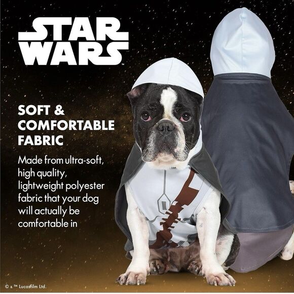 NEW Star Wars MANDALORIAN Dog Halloween Costume Pet Apparel by Fetch SMALL - Picture 6 of 6